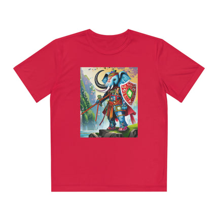 Cyberpunk Elephant Youth Competitor Tee