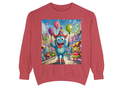 Monster Parade Madness Unisex Garment-Dyed Sweatshirt