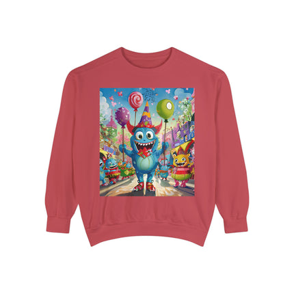Monster Parade Madness Unisex Garment-Dyed Sweatshirt