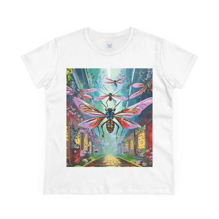 Neon Swarm Cotton Tee