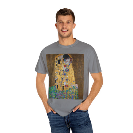 The Kiss by Gustav Klimt Unisex Garment-Dyed T-shirt