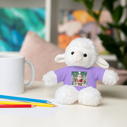 Santa's Joyful Night Stuffed Animals with Tee