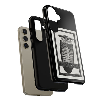 Horned Owl by Samuel Jessurun de Mesquita Phone Cases