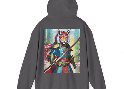 Cyberpunk Samurai Tiger – Heavy Blend™ Hooded Sweatshirt