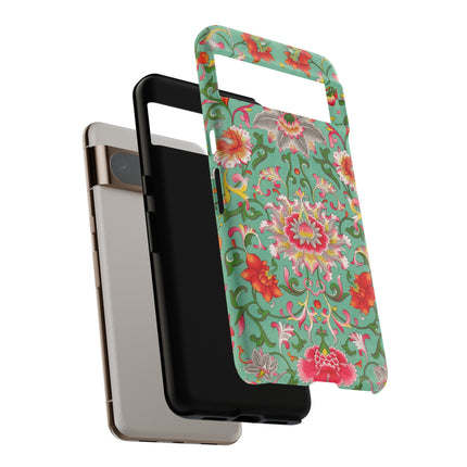 Colorful Floral Pattern by Owen Jones Phone Cases