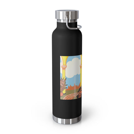 Glimpses of Opulence by Ezio Anichini Copper Vacuum Insulated Bottle, 22oz