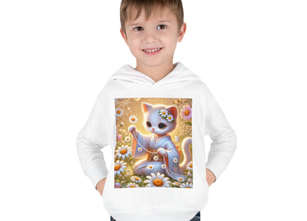 Daisy Chain Whimsy Toddler Pullover Fleece Hoodie