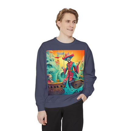 Skeleton Crew of the Misty Seas Unisex Garment-Dyed Sweatshirt