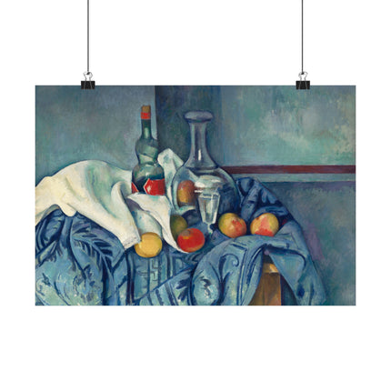 The Peppermint Bottle by Paul Cézanne Matte Horizontal Posters