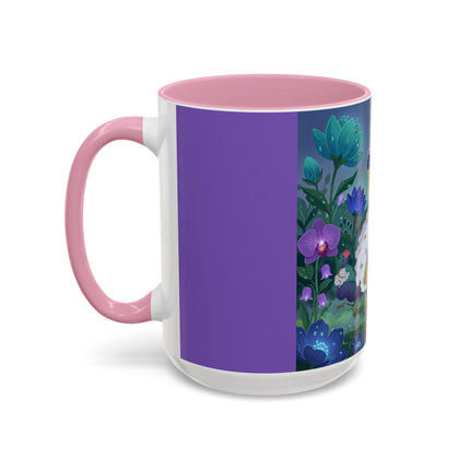 The Ladies Of The Moonlit Garden Colorful Mugs – Art Deco Floral Elegance