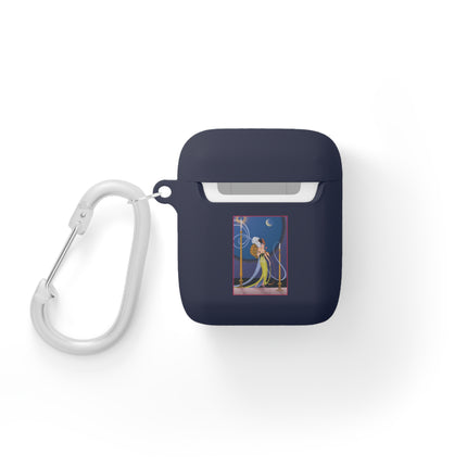 Smoke and Secrets: A Glamorous Encounter in Prohibition Era AirPods Case