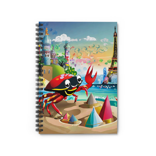 Crab Architect Spiral Notebook - Ruled Line