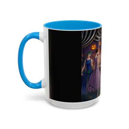 🏹🎃 Cupid's Arrow At Pumpkin Moon Manor Colorful Mug – Romantic Halloween Charm