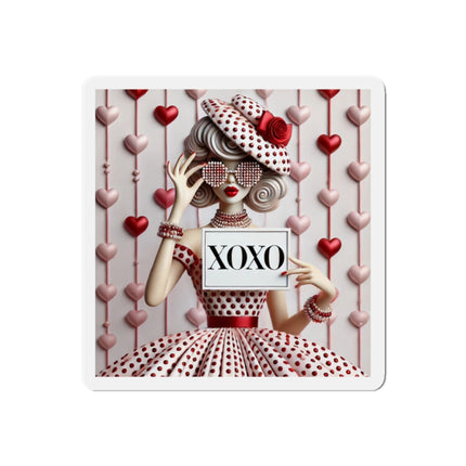Fashionably Yours, XOXO Die-Cut Magnets (5 Sizes)