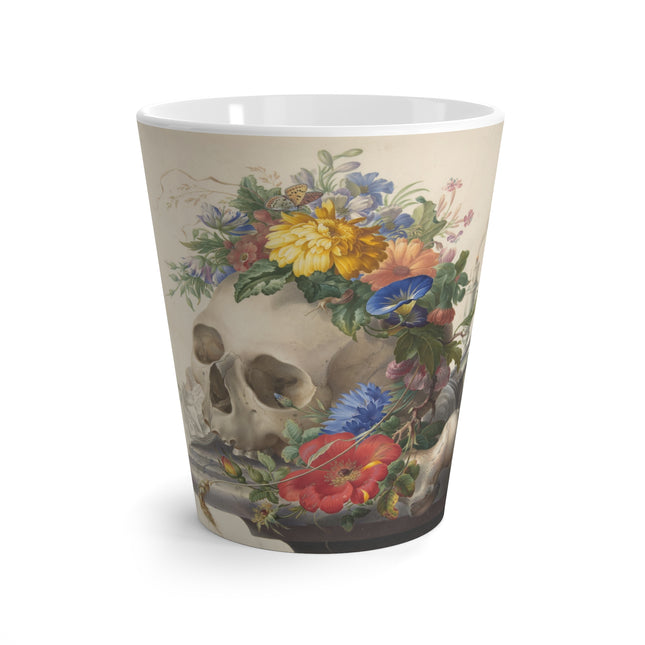 Vanitas Still Life by Herman Henstenburgh Latte Mug