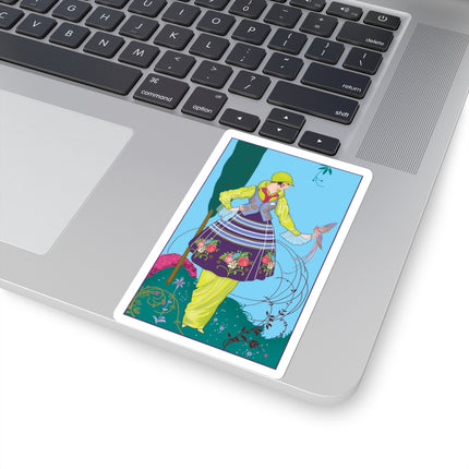 Exquisite Elegance by Umberto Brunelleschi Kiss-Cut Stickers (4 Sizes)