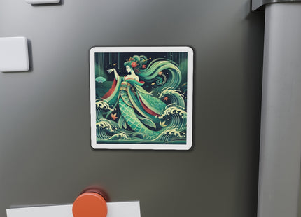 Mermaid Queen Rising from the Deep Die-Cut Magnets (5 Sizes)