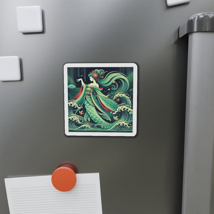Mermaid Queen Rising from the Deep Die-Cut Magnets (5 Sizes)