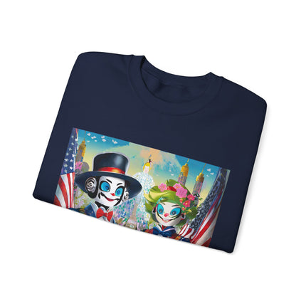 Cyber Punk Warrior Robots Unisex Heavy Blend™ Crewneck Sweatshirt