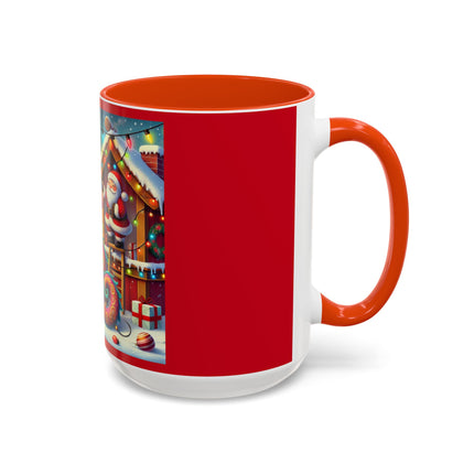 Playful Dragon's Christmas Colorful Mugs (11oz, 15oz)