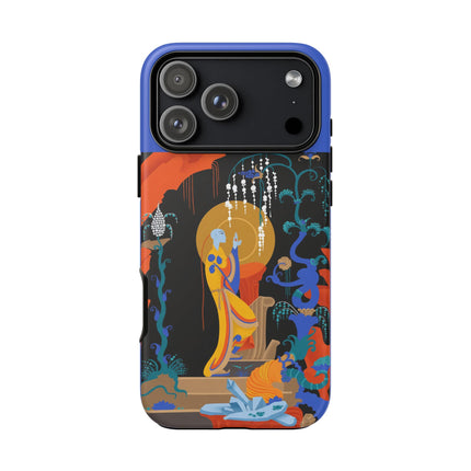 Mystic Oracle Phone Case – Sacred Glow & Eternal Grace