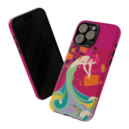 Mermaid Dive Phone Case – Vibrant Waves & Playful Elegance