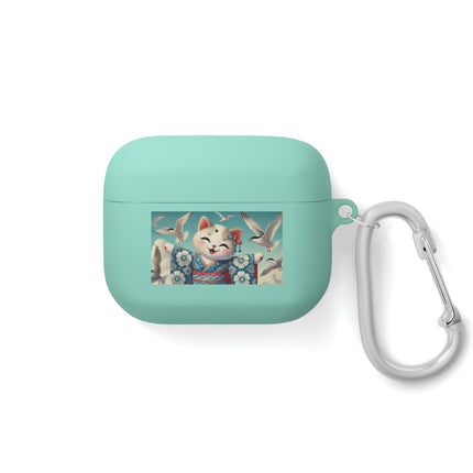 Geisha Kitten by the Seaside AirPods and AirPods Pro Case