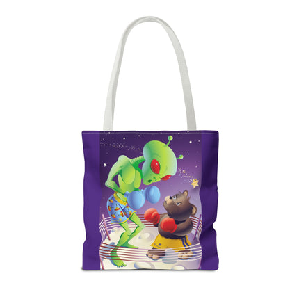 Cosmic Clash Tote Bag (AOP)