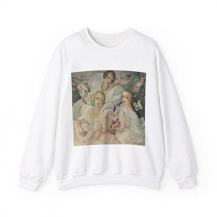 Les Femmes Fatales by Gerda Wegener Heavy Blend™ Crewneck Sweatshirt