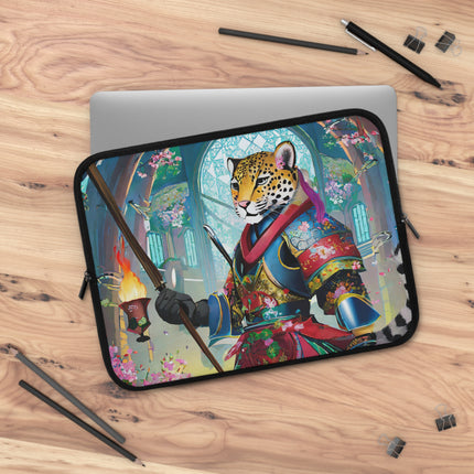 Cyberpunk Leopard Laptop Sleeve