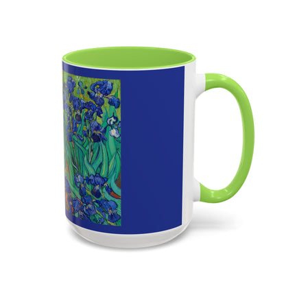 Irises by Vincent Van Gogh Colorful Mugs (11oz, 15oz)