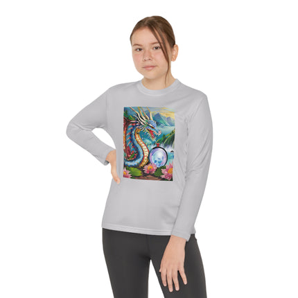 Wisdom's Guardian Youth Long Sleeve Competitor Tee – Dragon Magic & Ancient Wisdom