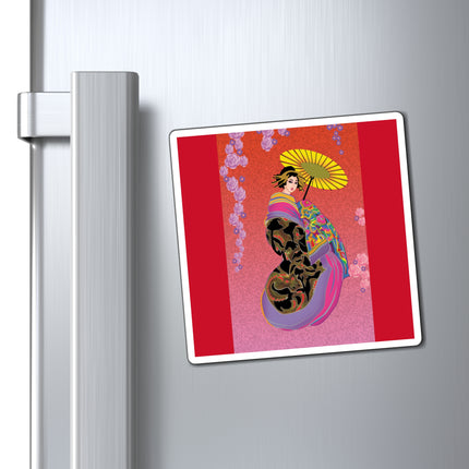 Enchanting Geisha Magnets (3 Sizes)