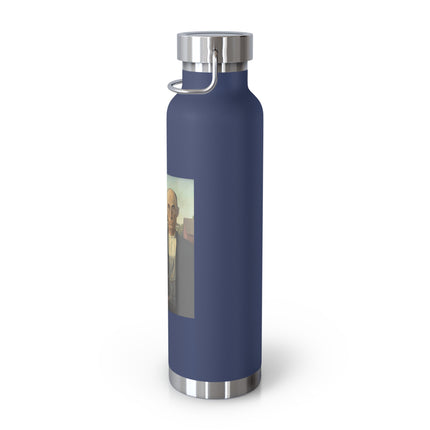 American Gothic by Grant Wood Copper Vacuum Insulated Bottle, 22oz