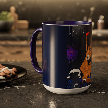 Liberty's Triumph Colorful Mugs – Art Deco Glory & Triumphant Spirit