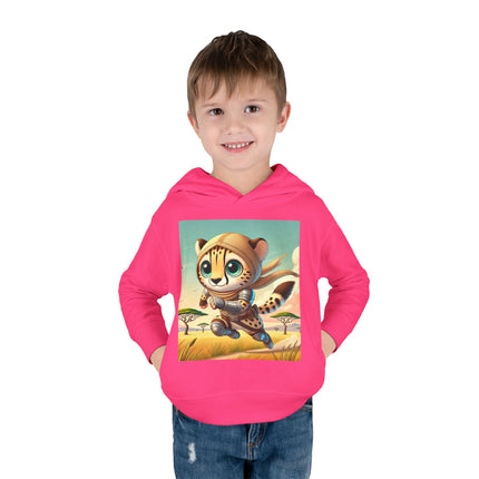 Swift Cheetah Toddler Pullover Fleece Hoodie