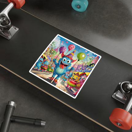 Monster Parade Madness Die-Cut Stickers (5 Sizes)