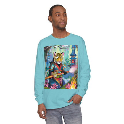 Cyberpunk Leopard Long Sleeve T-Shirt