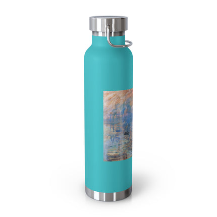 Sunrise by Claude Monet Copper Vacuum Insulated Bottle, 22oz