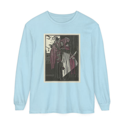 L’écran by Fernand Siméon Garment-dyed Long Sleeve T-Shirt