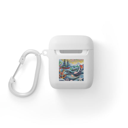 Nautical Patterns AirPods Case Cover