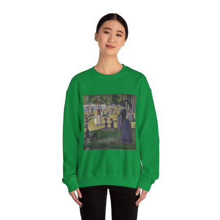 A Sunday on La Grande Jatte by Georges Seurat Heavy Blend™ Crewneck Sweatshirt