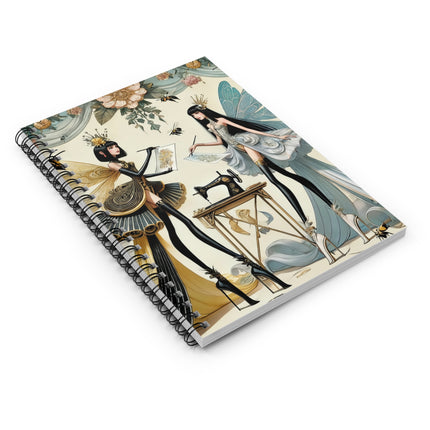 The Quiet Work of Fairies Spiral Notebook – Ruled Line