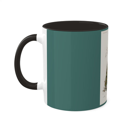 Indian Peafowl by Charles Dessalines D' Orbigny Colorful Mugs, 11oz
