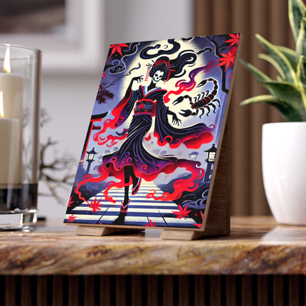 Halloween Sorceress Ceramic Tile