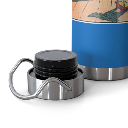 Mischievous Mice on Wheels Copper Vacuum Insulated Bottle, 22 oz