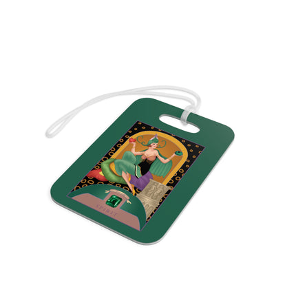 May & Emerald (from the Gem Series) by Sofia Chiostri Luggage Tags - Rectangle & Round