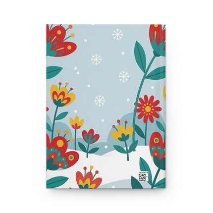 🐦❄️ The Winter Raven Embrace Hardcover Journal – Whimsical Holiday Fantasy