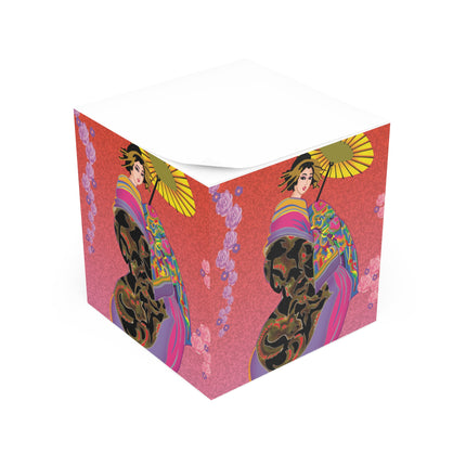 Enchanting Geisha Note Cube