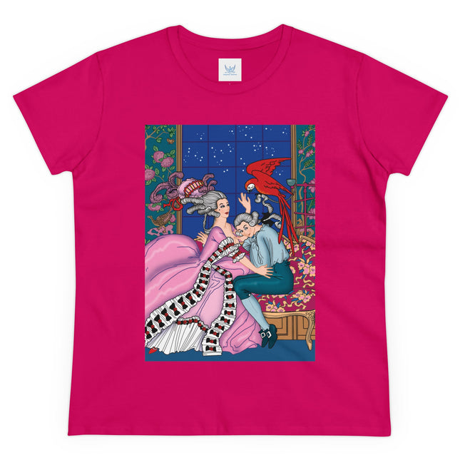 The Jealous Parrot by George Barbier Women's Midweight Cotton Tee